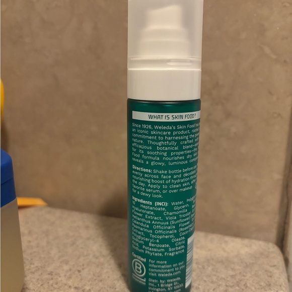 Hydrating Face Mist - Green Weleda Skin Food Facial Mist - 3.38 fl oz - Picture 3 of 3